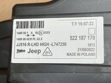 Laden Sie das Bild in den Galerie-Viewer, Frontscheinwerfer Jeep 522187170 LED Rechts Scheinwerfer Headlight SCH2935061295gz