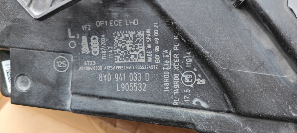 Frontscheinwerfer Audi A3 8Y0941033D Links Scheinwerfer Headlight SCH7372133892fs