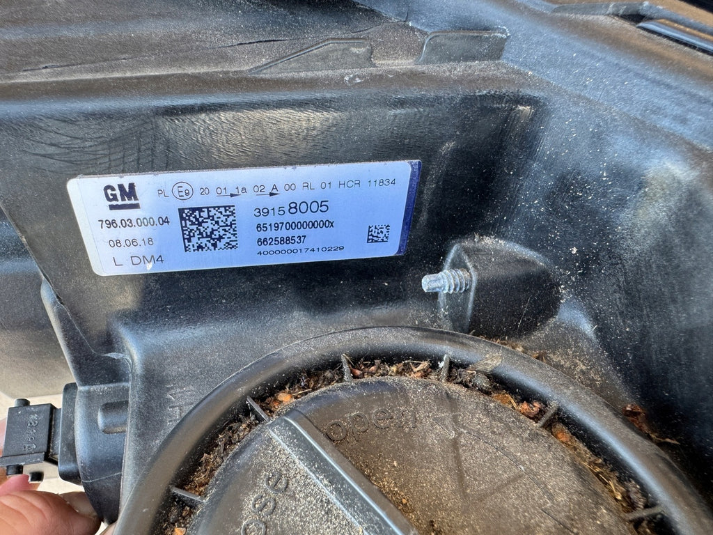 Frontscheinwerfer Opel Astra K 39158005 LED Ein Stück (Rechts oder Links) SCH1096577784uv