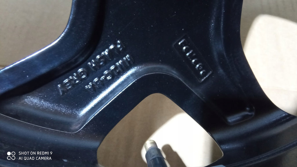 1x Alufelge 18 Zoll 7.0" 4x108 37,5ET Glanz Schwarz HN1C-BA Ford Ecosport