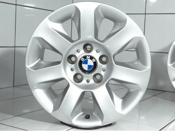 4x Alufelge 16 Zoll 7.0" 5x120 20ET Glanz Silber 6758774 BMW E39 E60 E61 FEL8943158097zz
