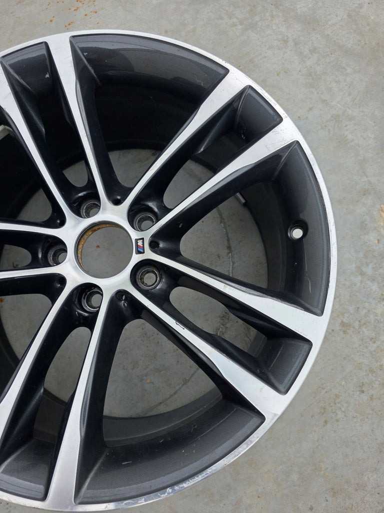 1x Alufelge 19 Zoll 9.0" 5x120 42ET Glanz Graphit 7847544 BMW Mg Rim Wheel FEL6079140884os