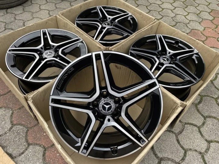 4x Alufelge 19 Zoll 8.0" 5x112 38ET Glanz Silber A2534015300 Mercedes-Benz Vito FEL9207728213pn