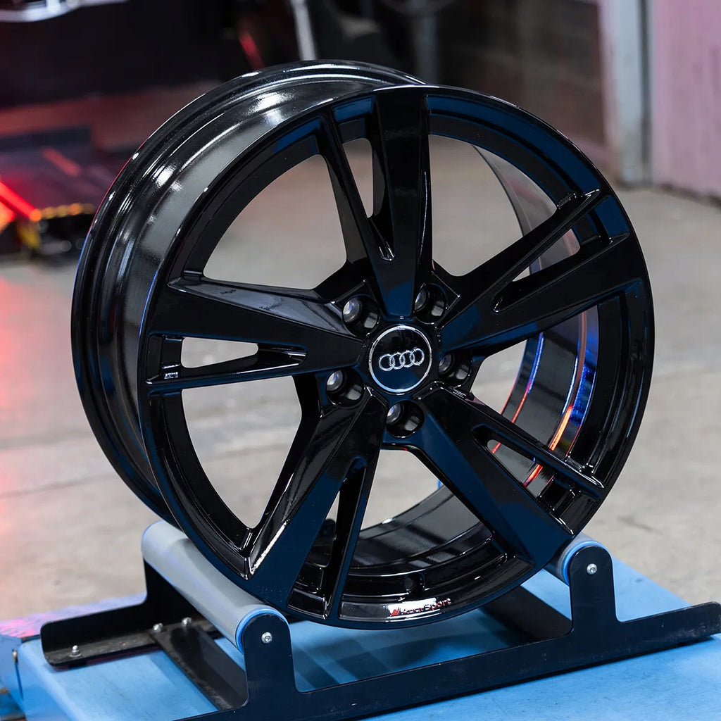 4x Alufelge 18 Zoll 8.0" 5x112 46ET Glanz Schwarz 8Y0601025N Audi Rim Wheel FEL7469146459ks