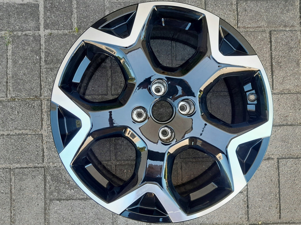 1x Alufelge 18 Zoll 7.0" 4x108 35ET Glanz Schwarz 9835097680 Opel Mokka FEL2936184776wf