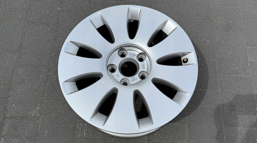 1x Alufelge 16 Zoll 7.0" 5x112 35ET Glanz Silber 4F0601025N Audi Rim Wheel FEL8478471392uv