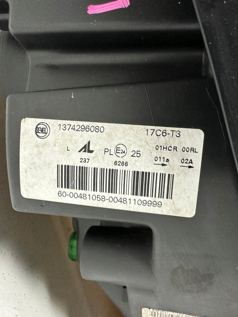 Frontscheinwerfer Fiat Ducato 1374296080 Links Scheinwerfer Headlight SCH2780723211mi