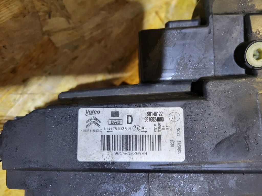 Frontscheinwerfer Citroën Berlingo 9816824080 Rechts Scheinwerfer Headlight SCH2369039297hy