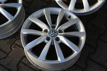 Laden Sie das Bild in den Galerie-Viewer, 4x Alufelge 17 Zoll 6.0" 5x112 48ET Glanz Silber 5G0601025K VW T-Roc Rim Wheel FEL8036820488ka
