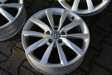 Laden Sie das Bild in den Galerie-Viewer, 4x Alufelge 17 Zoll 6.0" 5x112 48ET Glanz Silber 5G0601025K VW T-Roc Rim Wheel FEL8036820488ka