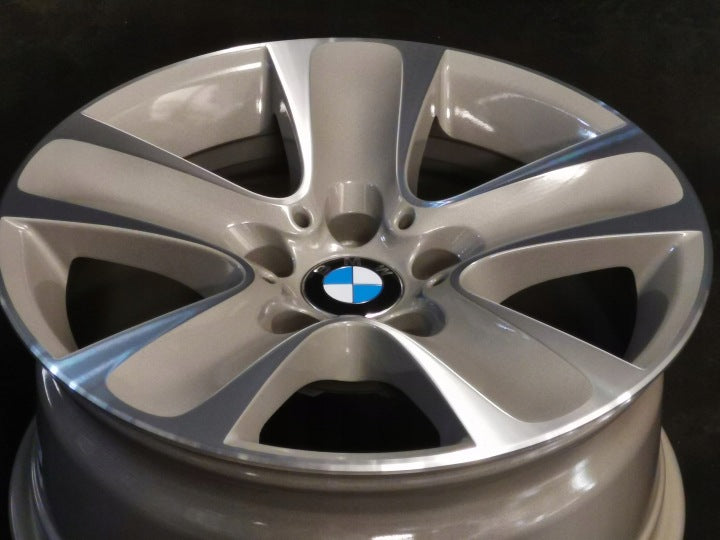 4x Alufelge 18 Zoll 8.5" 5x120 46ET Glanz Silber 6770200 BMW F11 F10 3 F30 E90 FEL8437317875pd