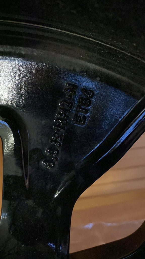 1x Alufelge 18 Zoll 8.5" 5x112 56ET Glanz Schwarz A2054018300 Mercedes-Benz W205