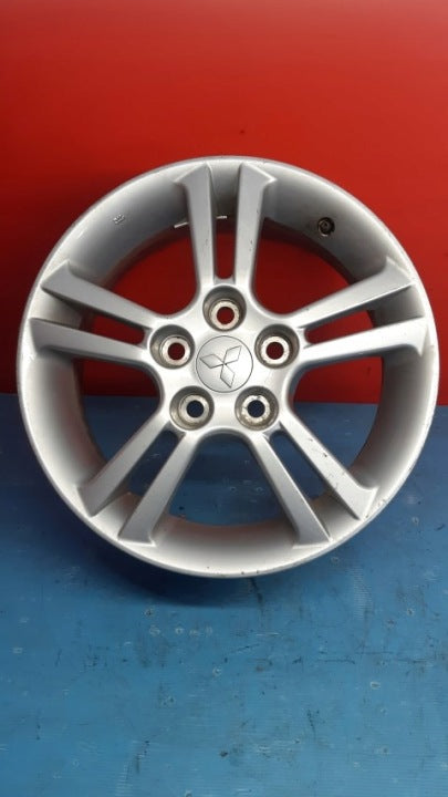 1x Alufelge 16 Zoll 6.0" 5x114.3 46ET Glanz Grau Mitsubishi Lancer I Rim Wheel FEL7010625055sw