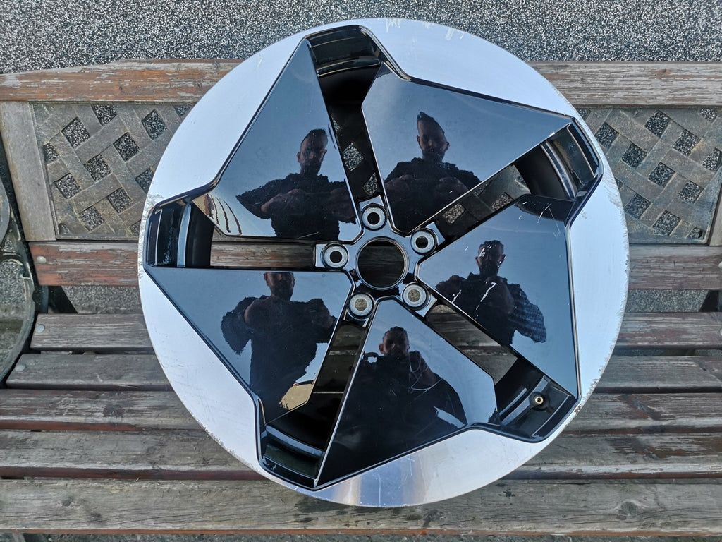 1x Alufelge 20 Zoll 7.5" 5x112 44ET Glanz Schwarz 10A601025 VW Id.3 Rim Wheel