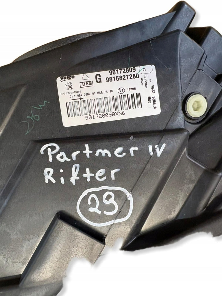 Frontscheinwerfer Peugeot Rifter 9816827280 LED Links Scheinwerfer Headlight SCH8220676847sy