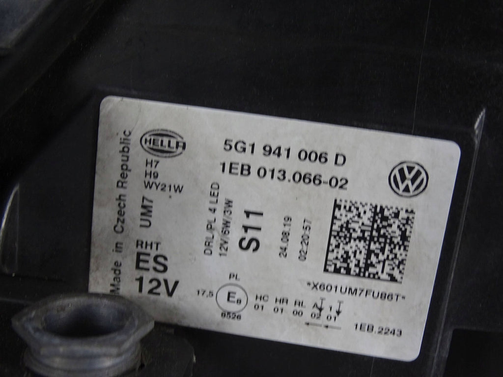 Frontscheinwerfer VW Golf VII 5g1 I 5G1941006 LED Rechts Scheinwerfer Headlight SCH5517931610fd