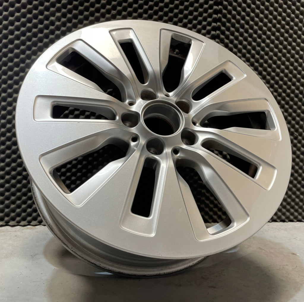 1x Alufelge 17 Zoll 6.5" 5x112 34,5ET Glanz Silber A2064010100 Mercedes-Benz