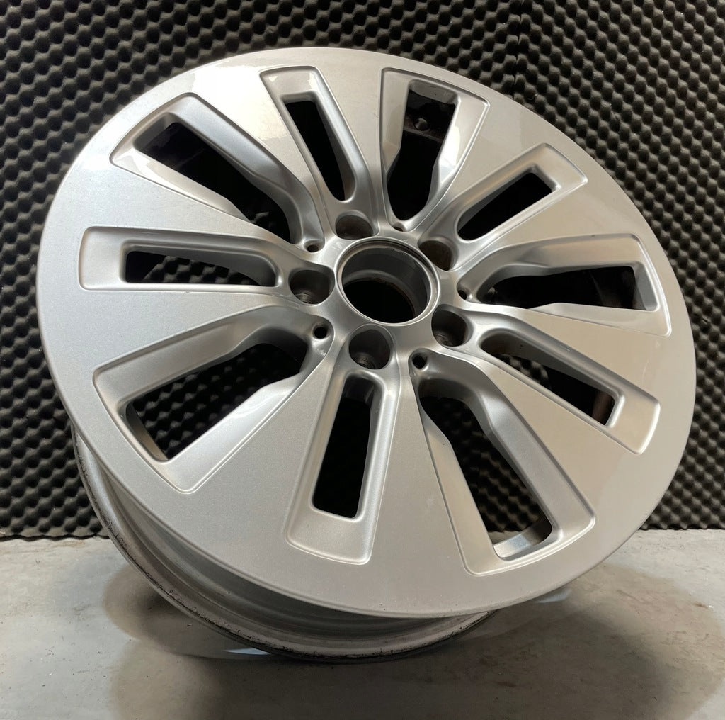 1x Alufelge 17 Zoll 6.5" 5x112 34,5ET Glanz Silber A2064010100 Mercedes-Benz FEL3097775368um