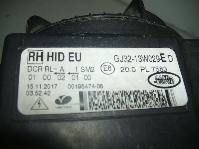 Frontscheinwerfer Land Rover Range Evoque L538 GJ32-13W030-ED Xenon Ein Satz SCH3190241513mh