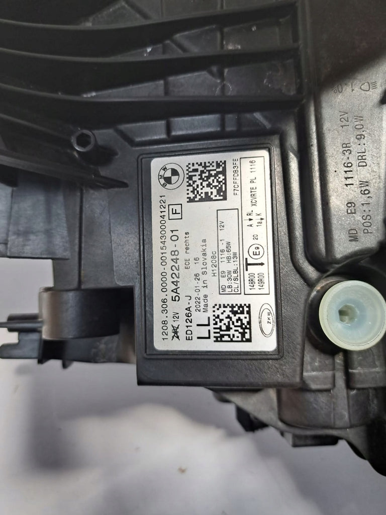 Frontscheinwerfer BMW 2 U06 5A42248-01 LED Ein Stück (Rechts oder Links) SCH5184229777mz