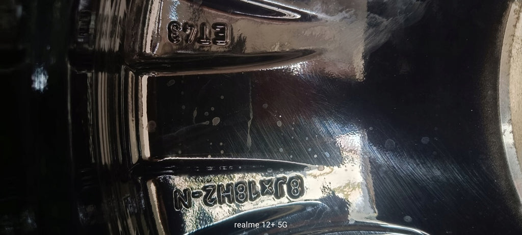 4x Alufelge 18 Zoll 8.0" 5x112 43ET Glanz Schwarz A2134013700 Mercedes-Benz W213 FEL9421653844nd
