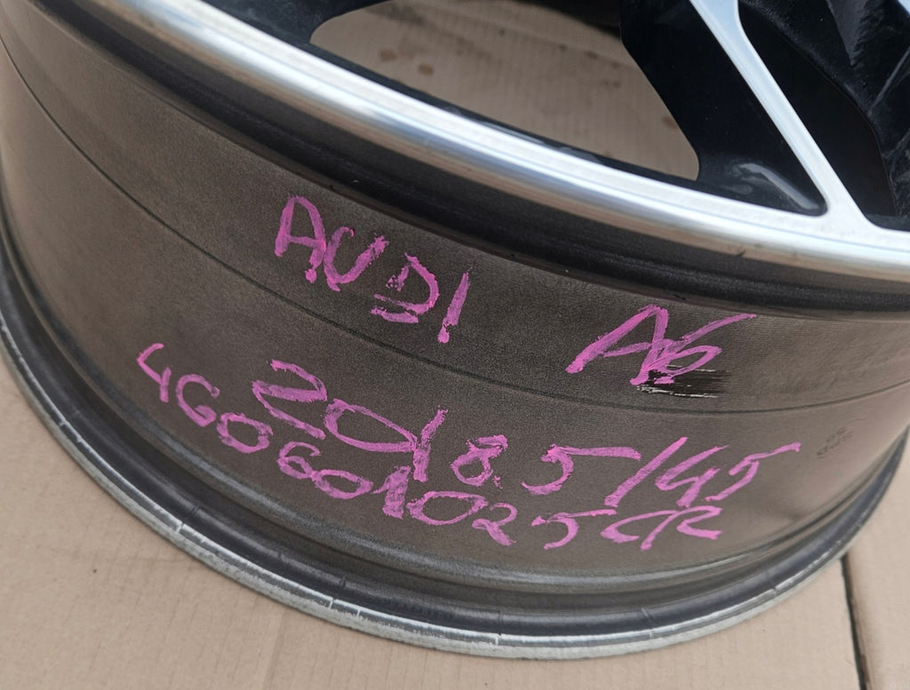 1x Alufelge 20 Zoll 8.5" 5x112 45ET Glanz 4G0601025CR Audi A6 Rim Wheel FEL3943994638xr