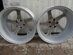 1x Alufelge 17 Zoll 7.0" 5x114.3 40ET Silber Mazda 1 Z Rim Wheel FEL5948445313wb