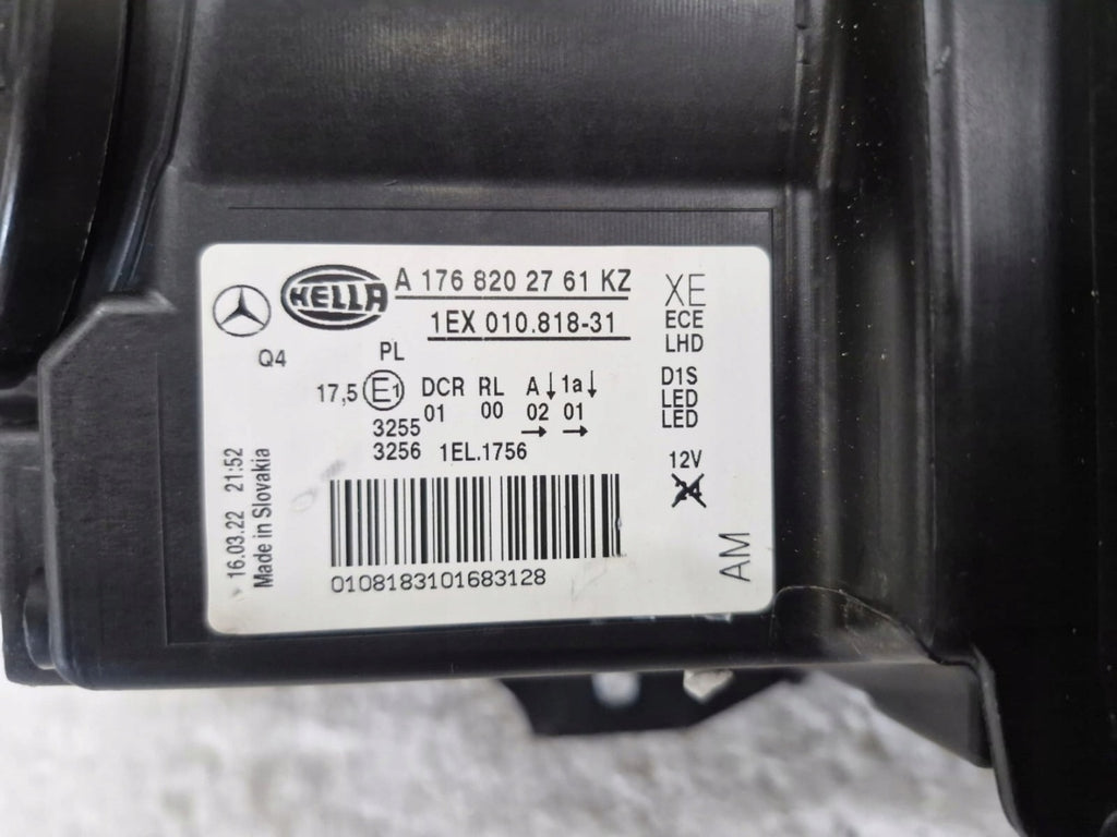 Frontscheinwerfer Mercedes-Benz W176 A1768202761KZ Links Scheinwerfer Headlight SCH9741308392ds