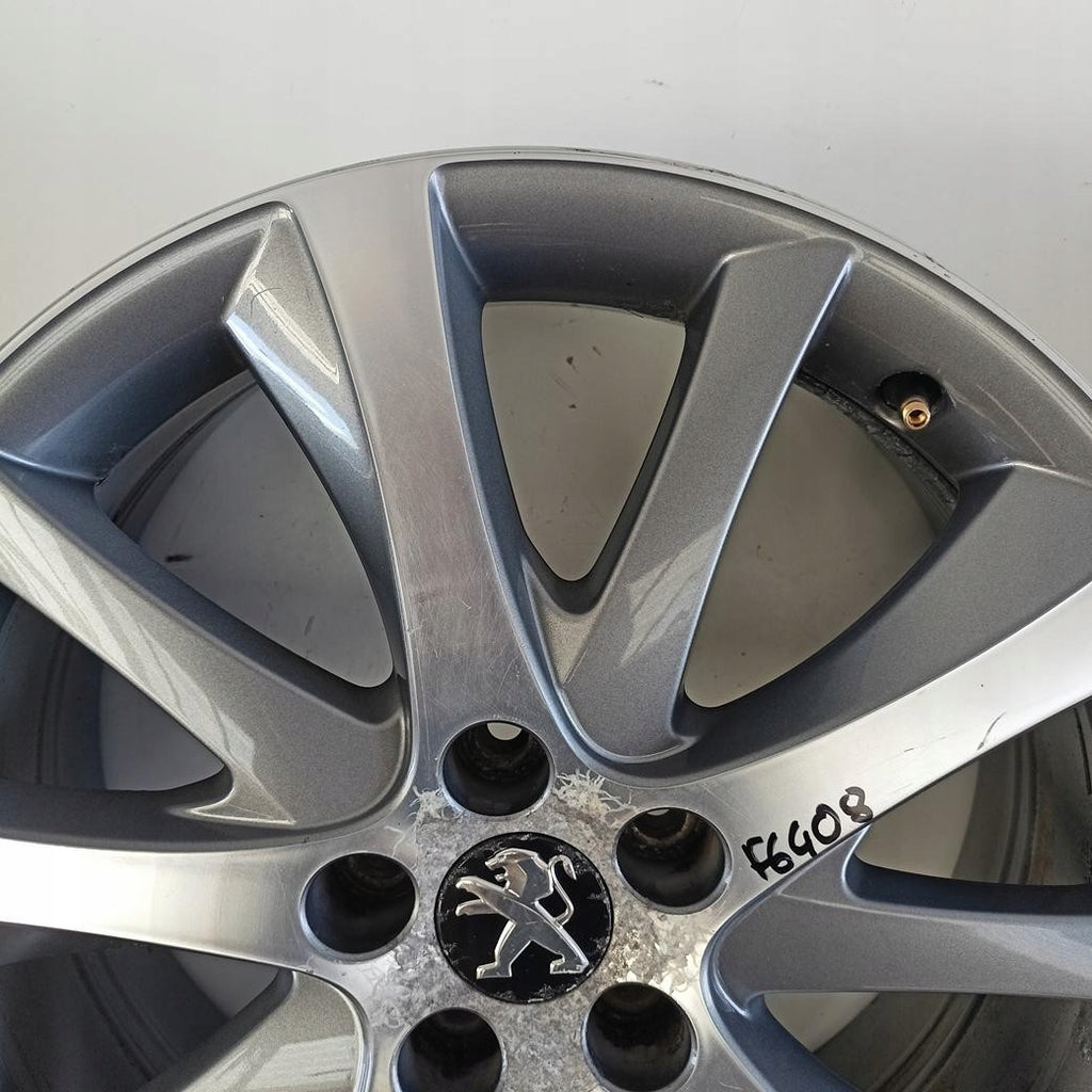 1x Alufelge 18 Zoll 7.5" 5x108 49ET Glanz Grau 9671402380 Peugeot 508 Rim Wheel FEL4256180705gm