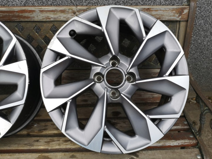 1x Alufelge 18 Zoll 7.0" 4x108 35ET Matt Graphit 9830576180 Citroën Picasso I FEL7438744140qy