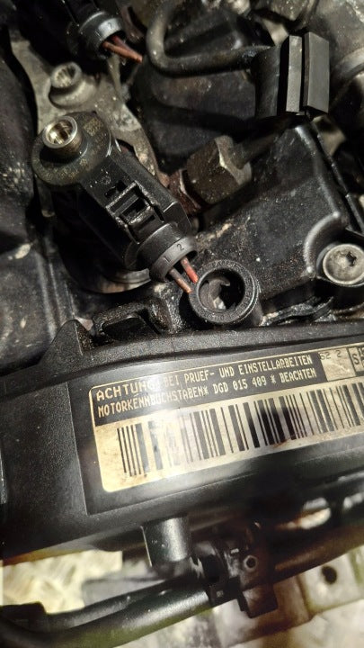 Motor VW Touran DGDA 1.6 TDI 115PS 85kW 2016 Engine Unkomplett MOT9628932716tw