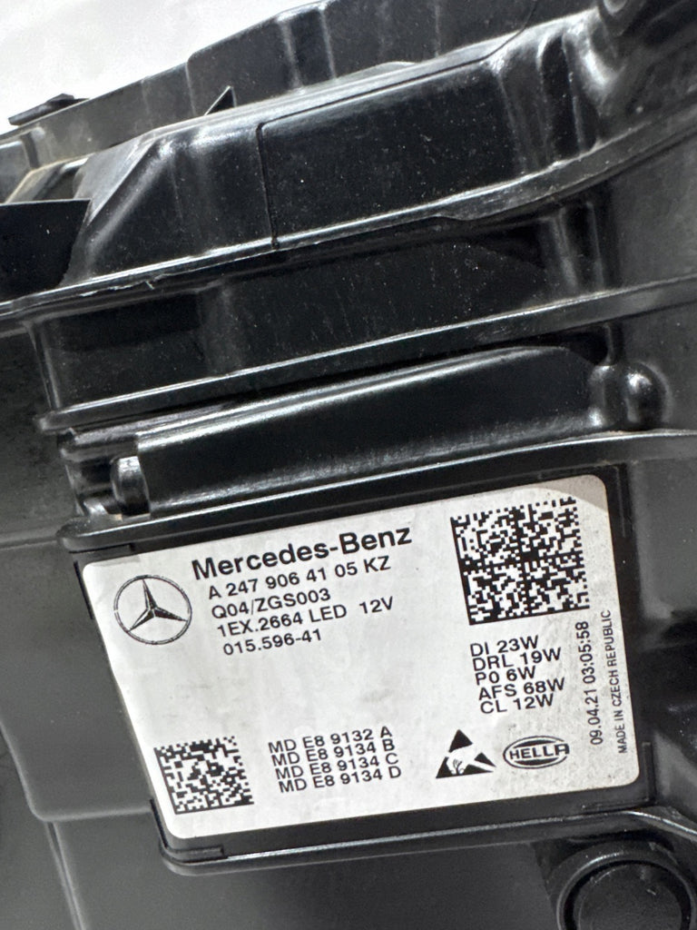Frontscheinwerfer Mercedes-Benz W247 A2479064105 Links Scheinwerfer Headlight SCH5728867750oa