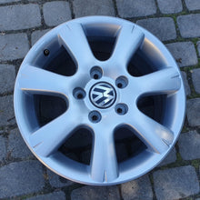 Load image into Gallery viewer, 1x Alufelge 17 Zoll 7.5&quot; 5x130 55ET Glanz Silber 7L6601025F Vw Rim Wheel