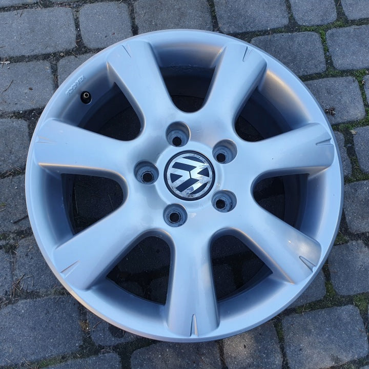 1x Alufelge 17 Zoll 7.5" 5x130 55ET Glanz Silber 7L6601025F VW Rim Wheel FEL1501221423mj