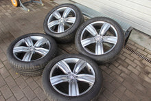 Laden Sie das Bild in den Galerie-Viewer, 4x Alufelge 19 Zoll 7.0&quot; 5x112 43ET Glanz Graphit 5NN601025 Mg Tiguan Allspace