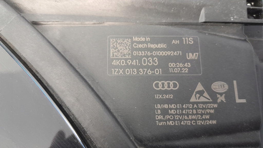 Frontscheinwerfer Audi A6 C8 6F1941007C LED Ein Stück (Rechts oder Links)