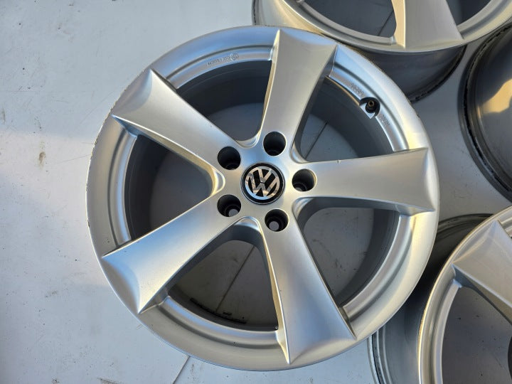 4x Alufelge 17 Zoll 7.5" 5x112 28ET VW Passat B7 Tiguan Sharan Arteon Rim Wheel FEL6813124722za