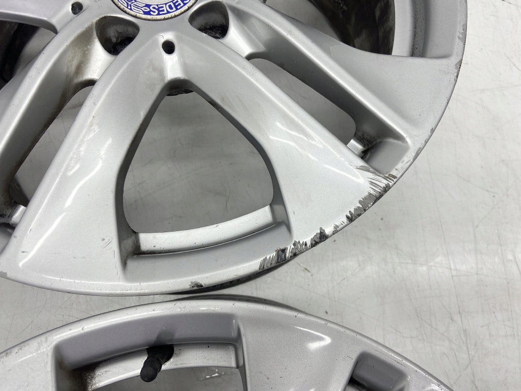 4x Alufelge 17 Zoll 7.5" 5x112 45ET Glanz Silber A2074010602 Mercedes-Benz W204 FEL9535507222ht