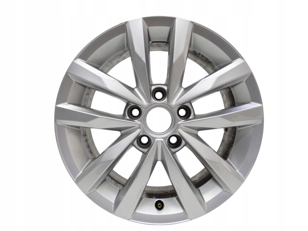1x Alufelge 16 Zoll 6.5" 5x112 48ET Glanz Silber 5TA601025 VW Touran Rim Wheel FEL7330290962dq