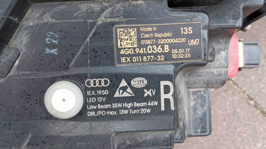 Frontscheinwerfer Audi 4G0941036B LED Rechts Scheinwerfer Headlight SCH3391843155qa