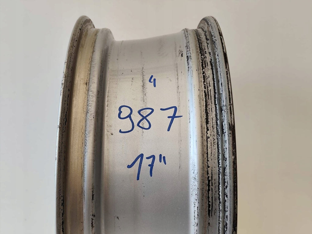 1x Alufelge 17 Zoll 5x130 98736212600 Porsche Cayman 987 Rim Wheel FEL2421248128ze