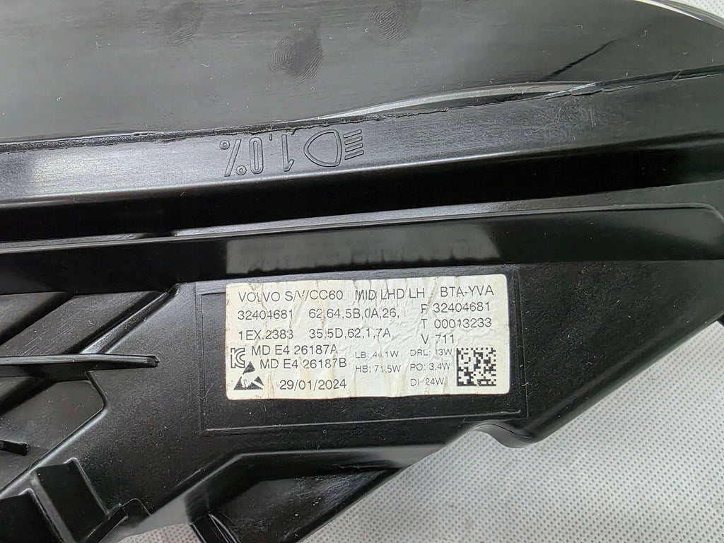 Frontscheinwerfer Volvo V60 S60 32404681 Full LED Ein Stück (Rechts oder Links) SCH7380046181et