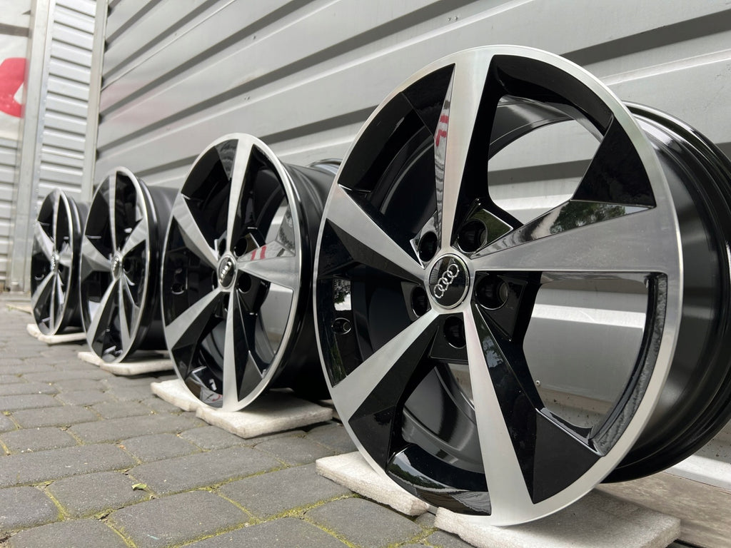 4x Alufelge 18 Zoll 8.0" 5x112 46ET Glanz Silber 8Y0601025J Audi Rim Wheel FEL7680903681kv