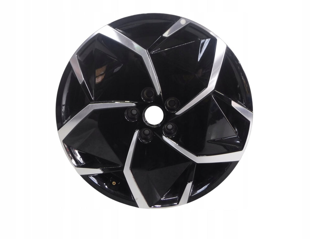 1x Alufelge 19 Zoll 7.5" 5x114.3 49 5ET Glanz Schwarz 52910-G1110 Hyundai FEL1271061444kr