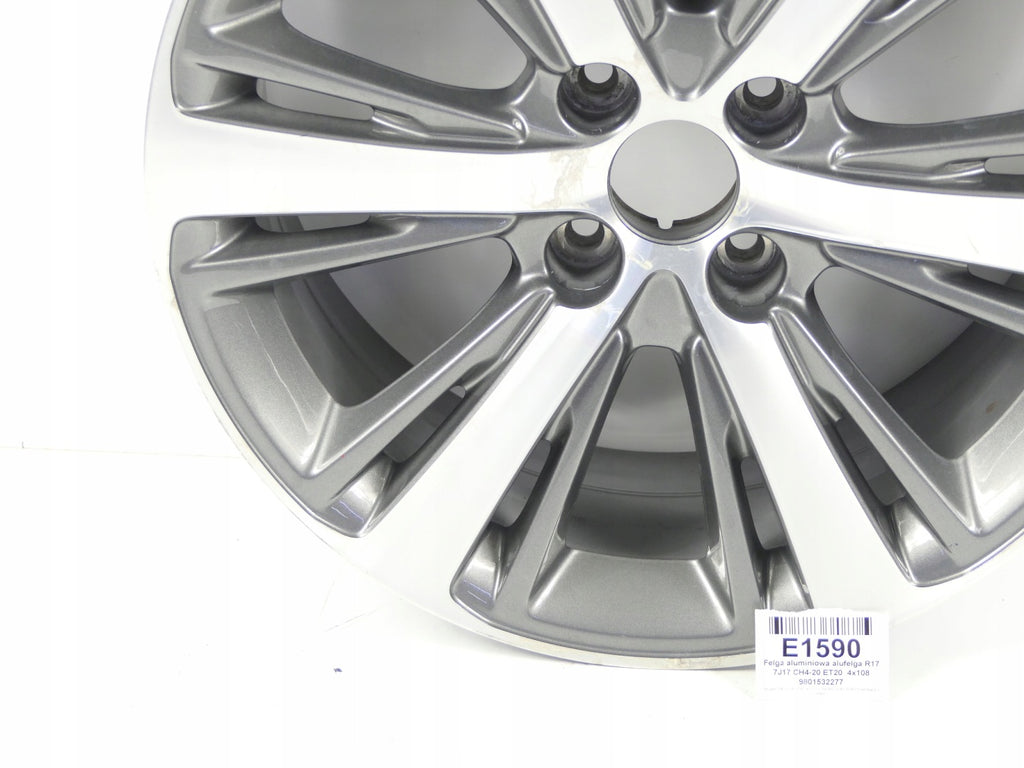1x Alufelge 17 Zoll 7.0" 4x108 20ET 9801532277 Mg 208 I Rim Wheel FEL6043515197vq