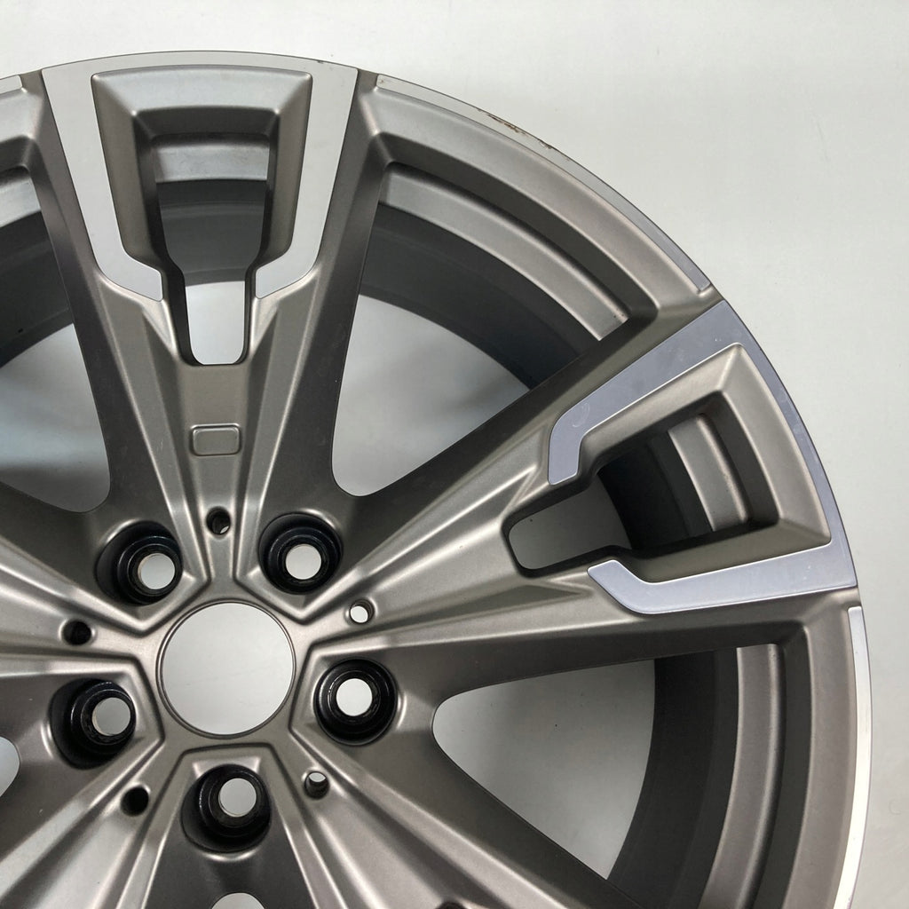 1x Alufelge 20 Zoll 8.0" 5x112 50ET Glanz Grau 8064569 BMW X2 F39 X1 F48 FEL7638720596bj