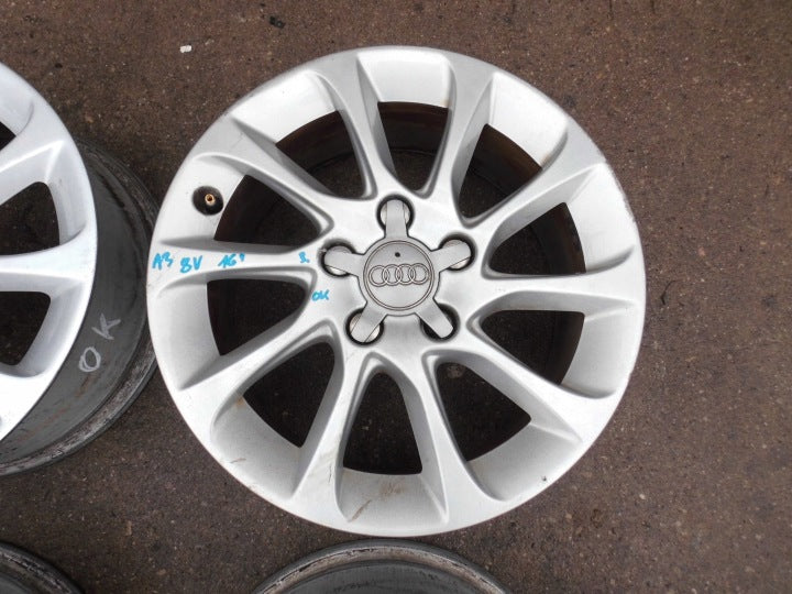 4x Alufelge 16 Zoll 6.5" 5x112 56ET 8V0601025BM Audi A3 Rim Wheel FEL4797140961gr