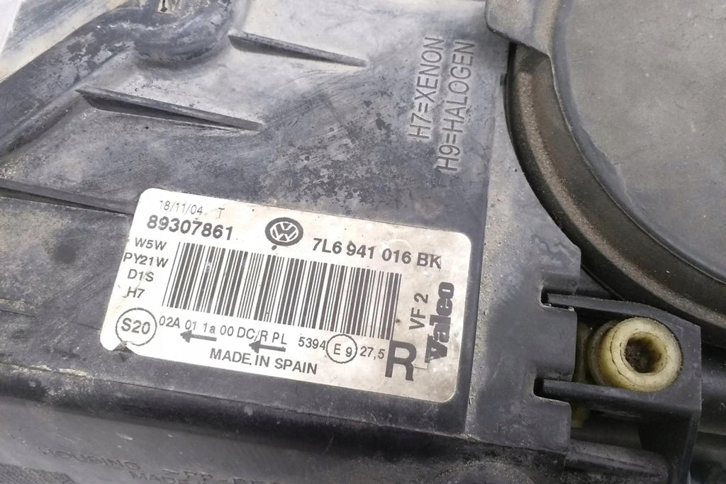 Frontscheinwerfer VW Touareg 7L6941016BK Rechts Scheinwerfer Headlight