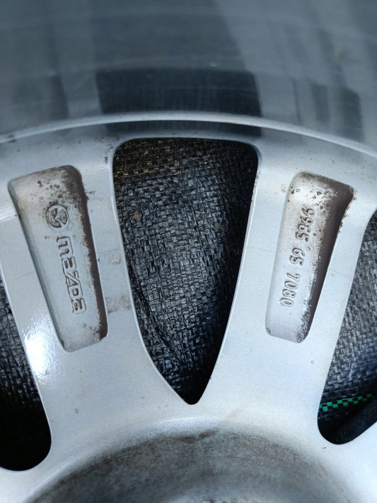 1x Alufelge 18 Zoll 7.0" 5x114.3 45ET Glanz Graphit 9965657080 Mazda I Rim Wheel FEL8821835839jv