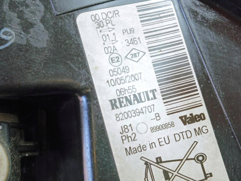 Frontscheinwerfer Renault Espace IV 8200394707 Xenon Rechts Headlight SCH1429933915zx